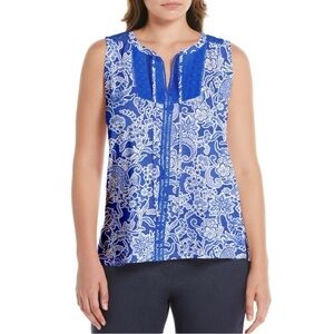 Rafella floral tank sz large